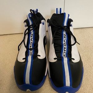 Nike Air Jordan Jumpman Pro Quick Mid Retro White/Blue-Black sz 11.5 Eddie Jones